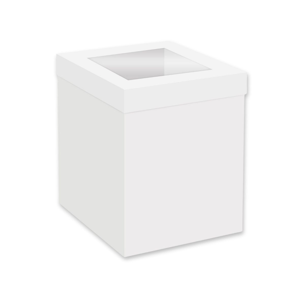 Simply Making Hoge Taartdoos Venster Wit 30x30x30 cm per 25 stuks