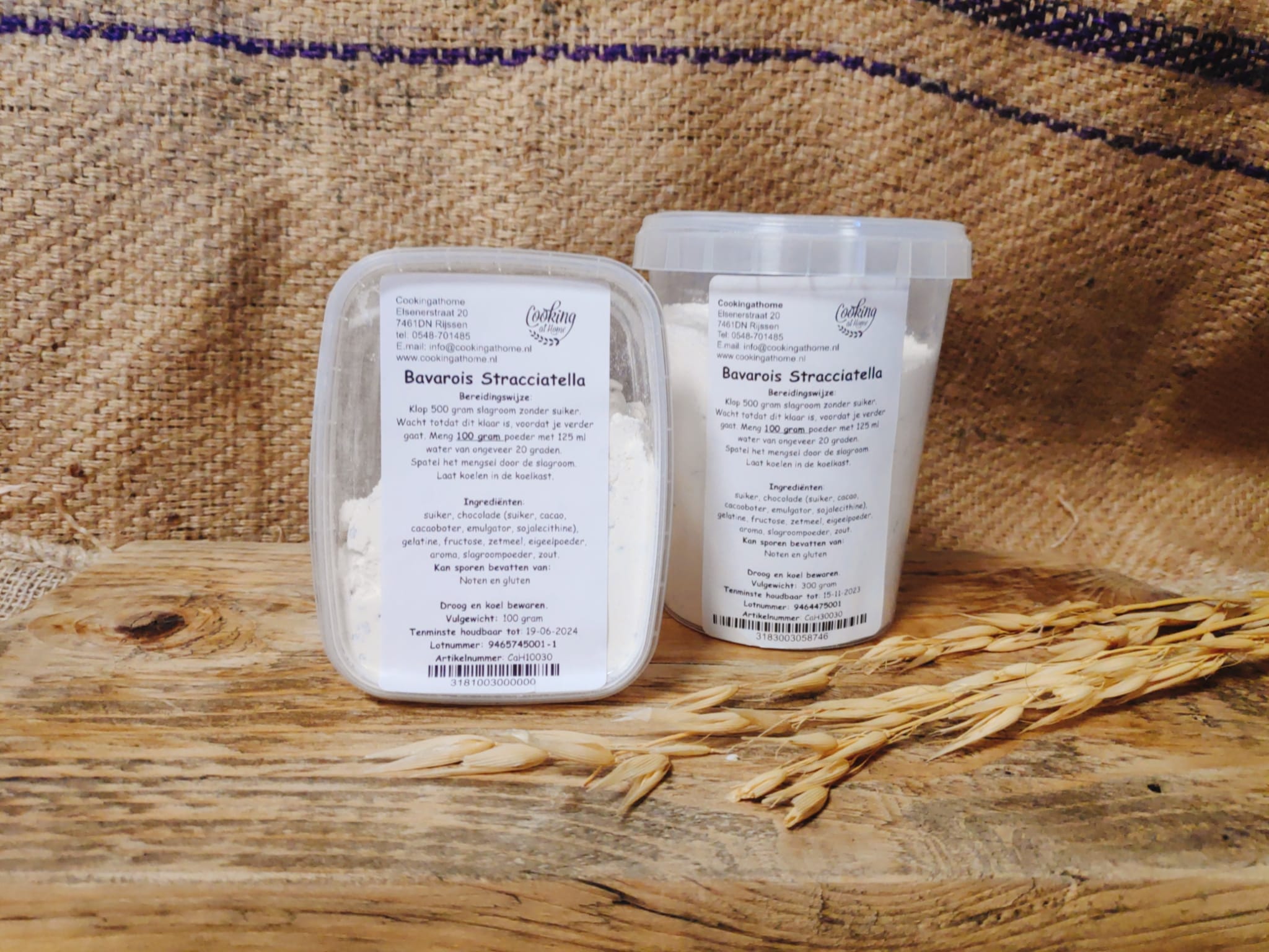 Bavarois Stracciatella 300 gram