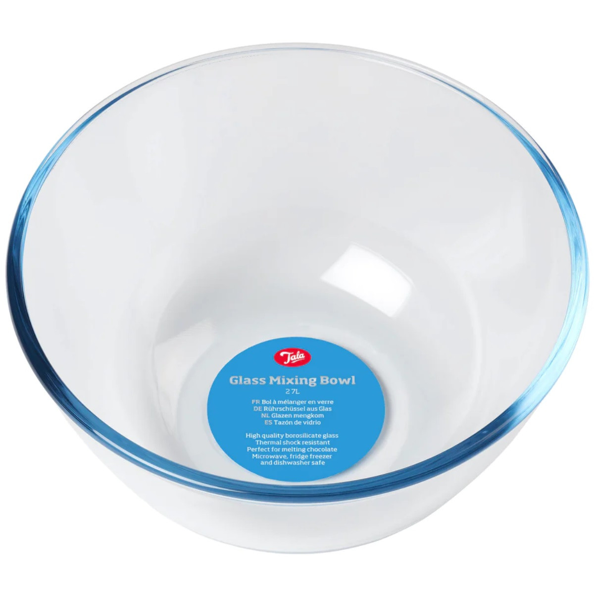 Tala Beslagkom Glas 2,7L (Ø23cm)