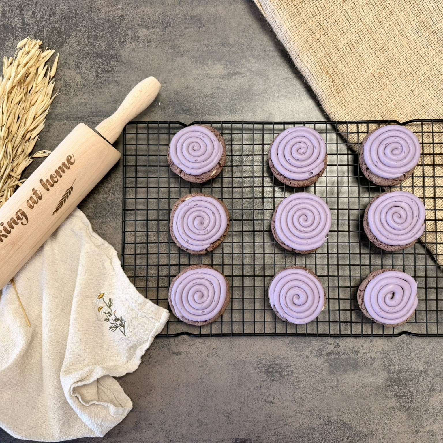 Bakpakket Ube Cookies