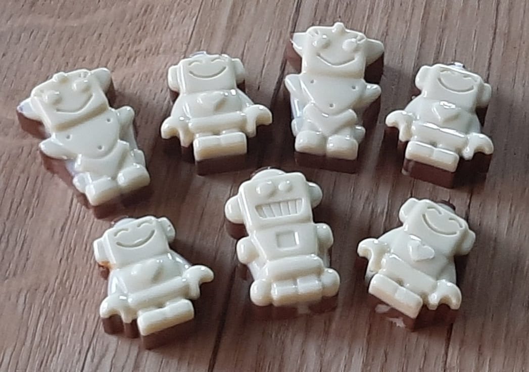 Silikomart Bonbonvorm Robots - Afbeelding 2