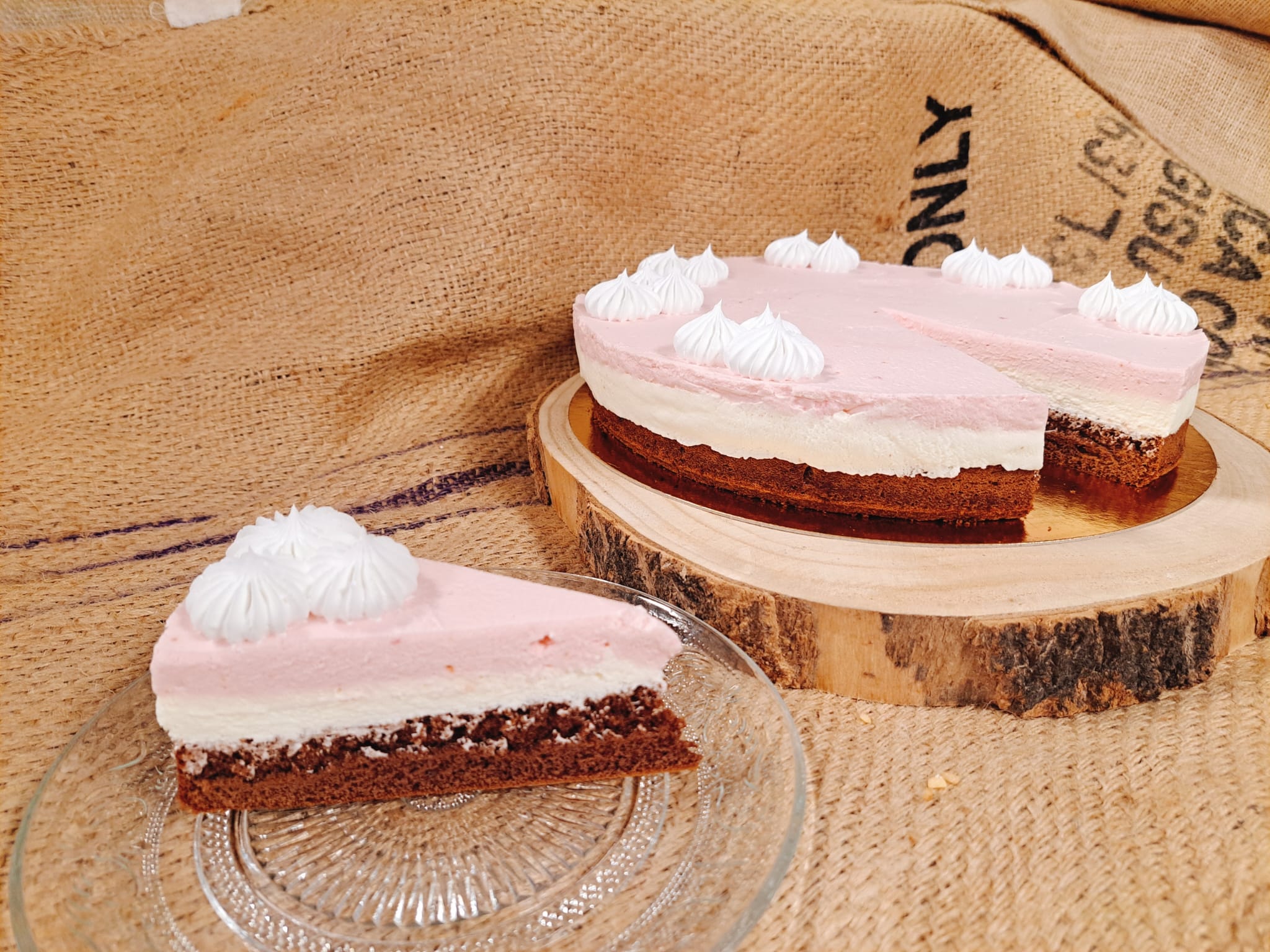 Bakpakket Aardbeien/choco-Kwarktaart - voor 2 taarten - Afbeelding 2