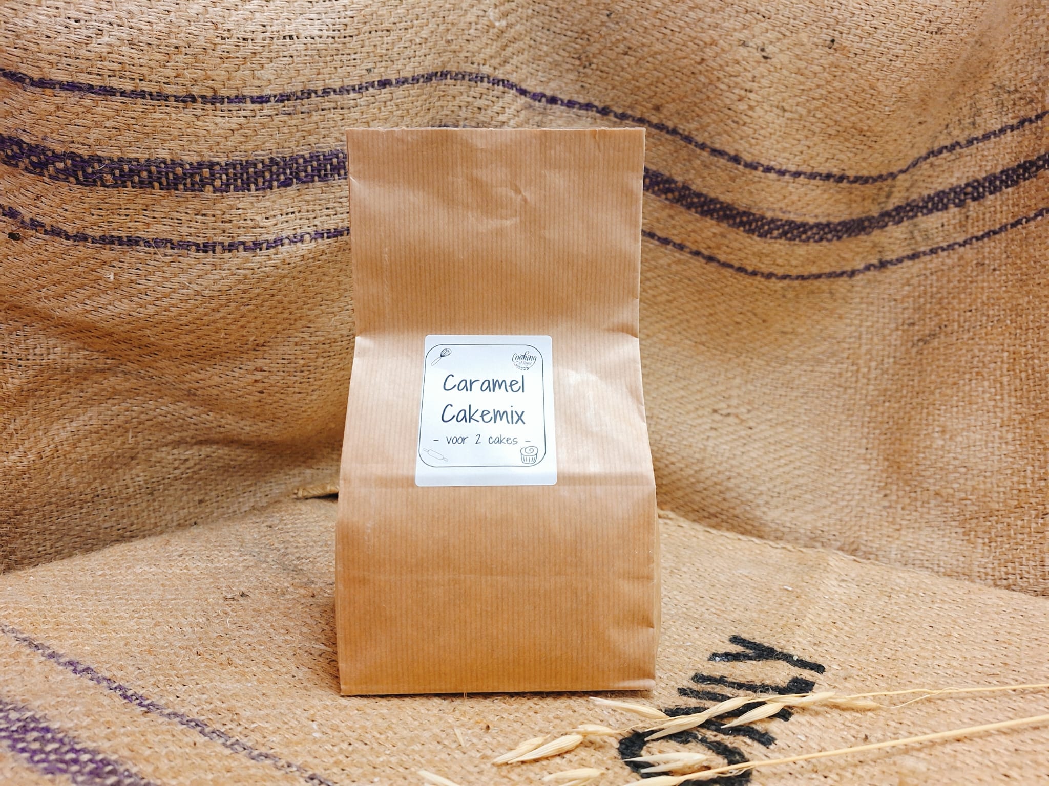 Caramel cakemix 800 gram (CaH)