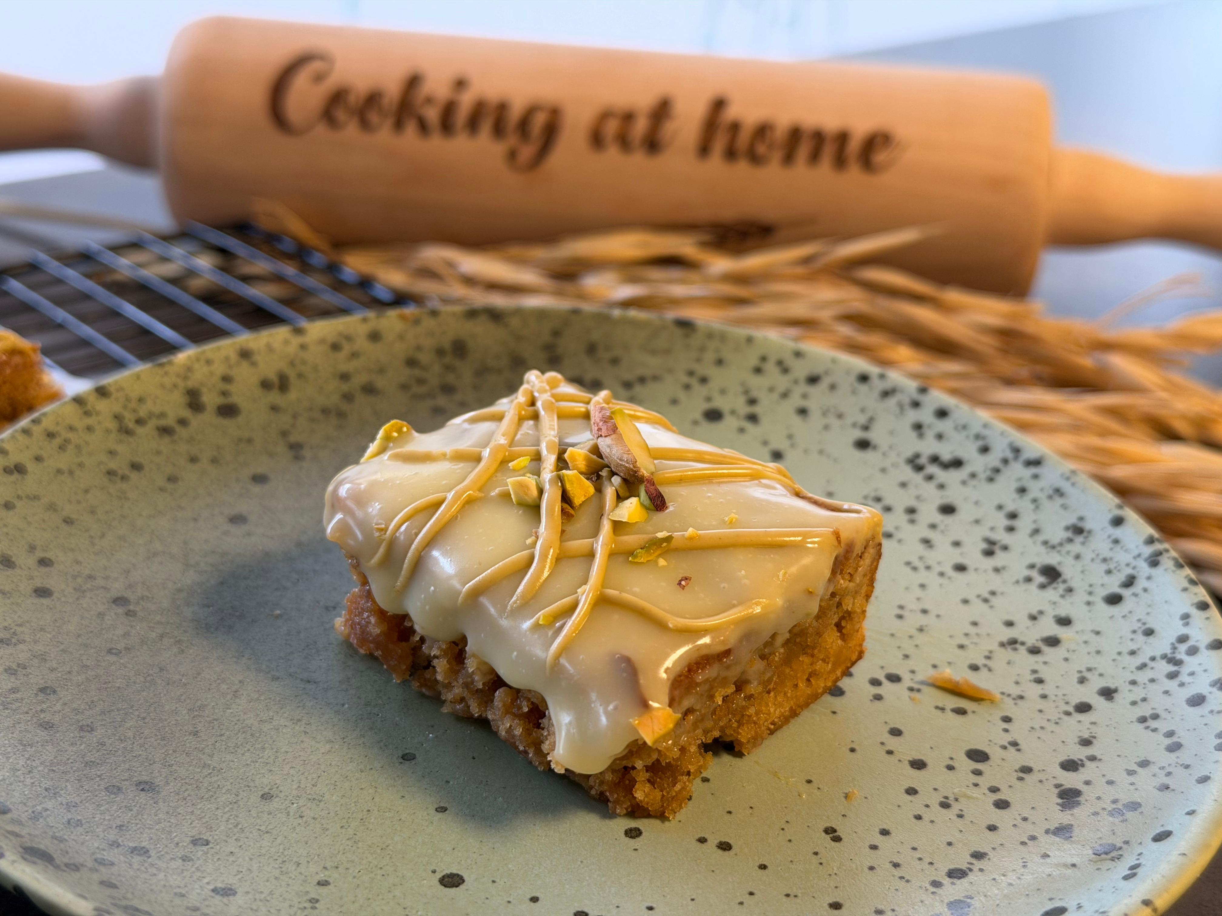 Bakpakket Blondie met pistache en witte chocolade - Afbeelding 1
