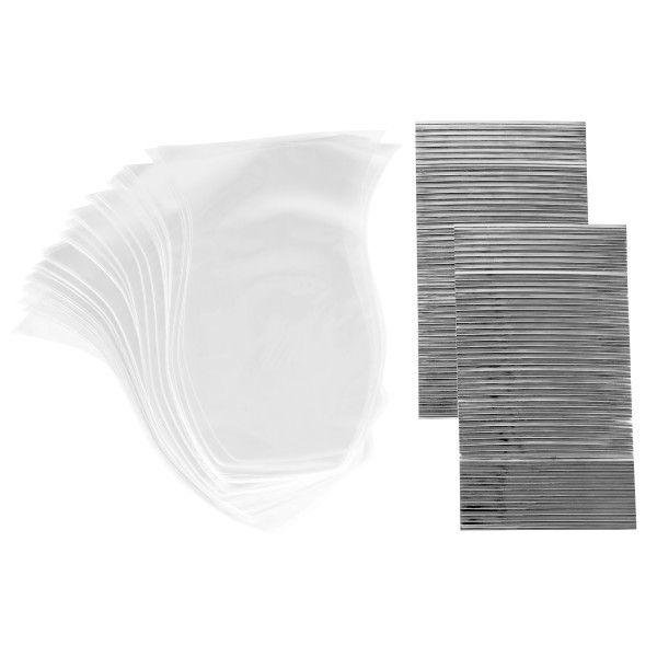 Wilton Traktatiezakjes Doorzichtig Gevormd pk/100 - Afbeelding 3