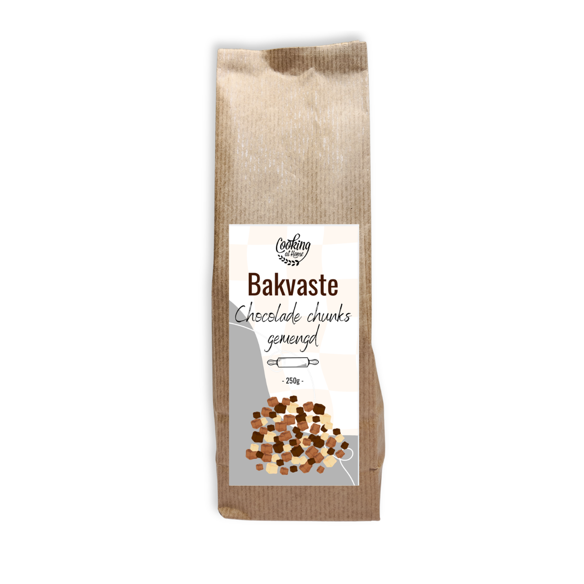  Bakvaste Chocolade Chunks Gemengd 250g