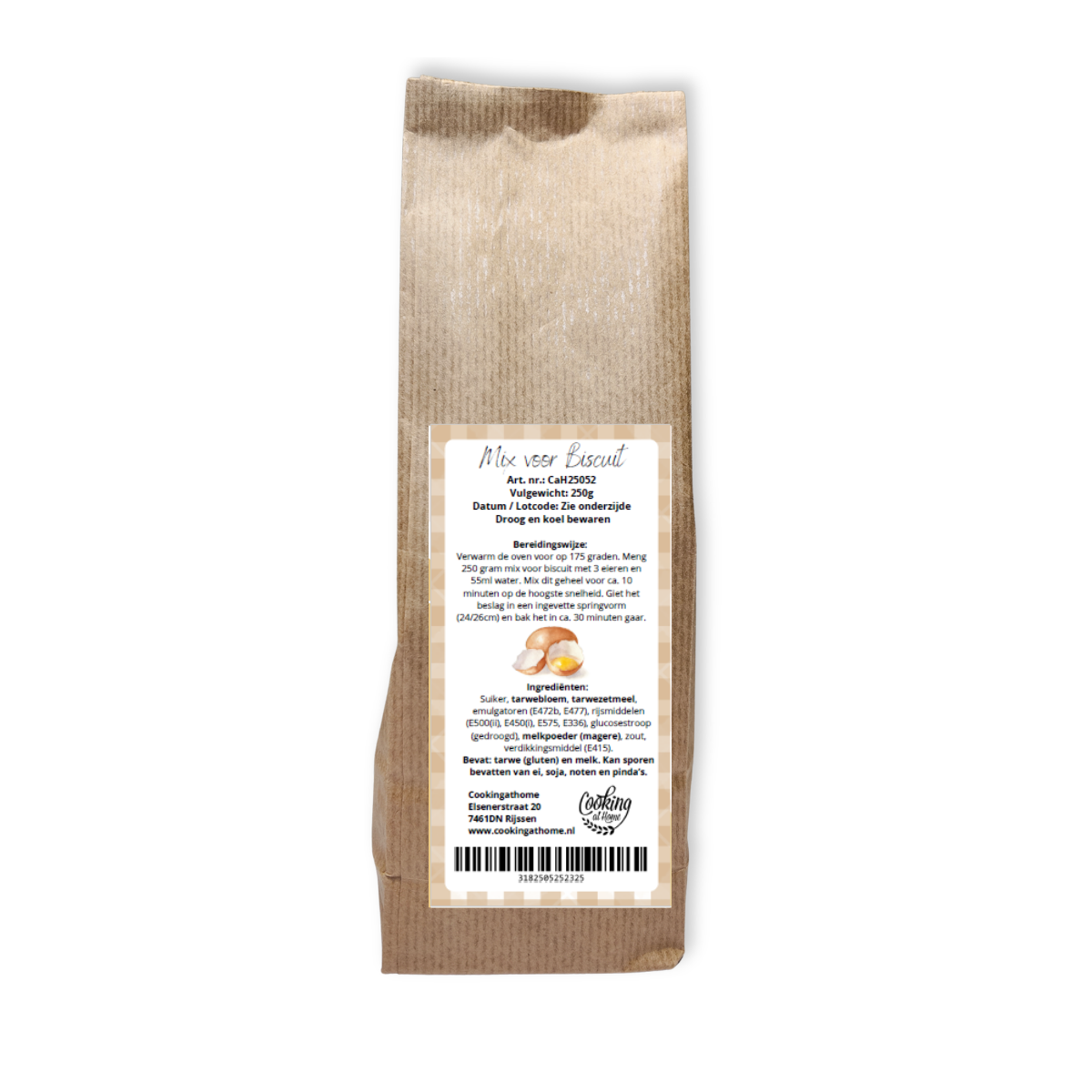 Biscuit mix 250 gram (CaH) - Afbeelding 2