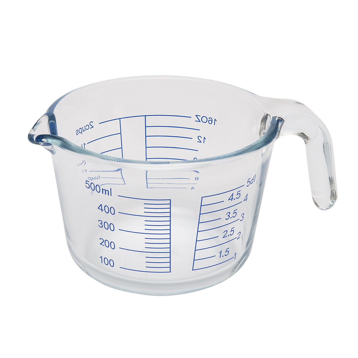 BrandNewCake Maatbeker Glas met Deksel 500ml - Afbeelding 2