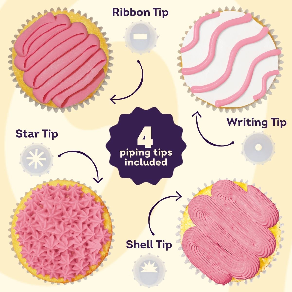 Wilton decorator Icing Roze g - Afbeelding 1