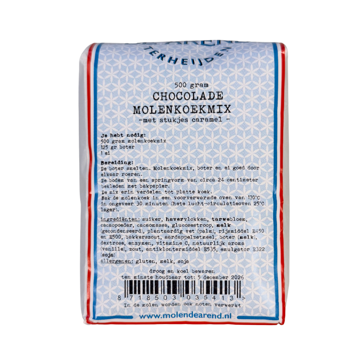 Chocolade Molenkoekmix
