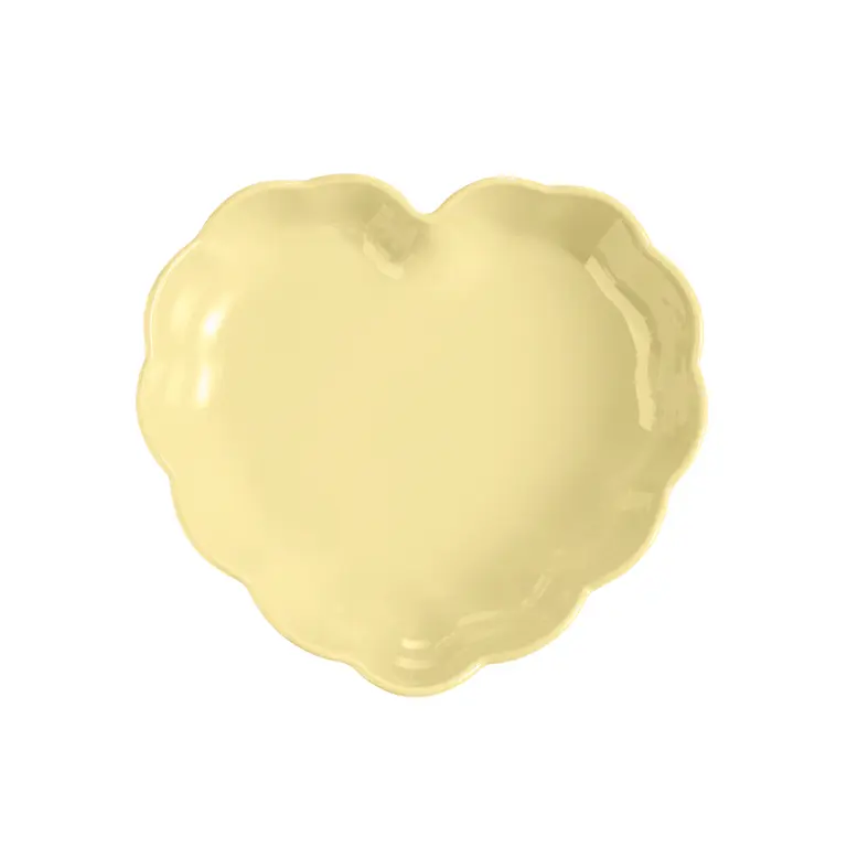 Emile Henry Madeleine Taartvorm hart gegolfd - 265x245x65mm - Vanille - Afbeelding 2