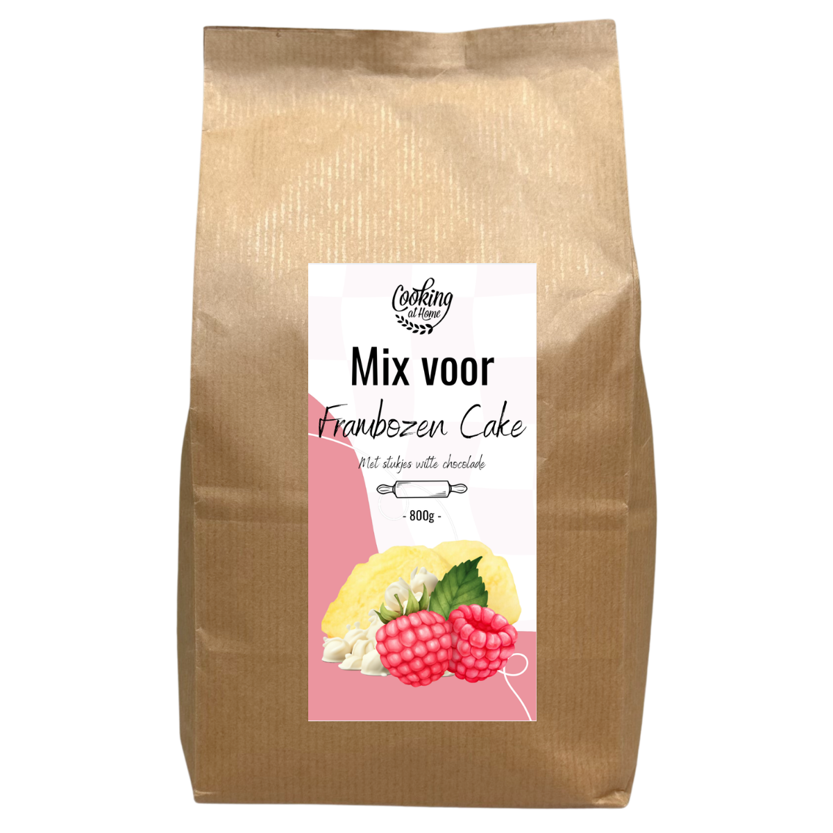 Frambozen cakemix 800 gram (CaH)