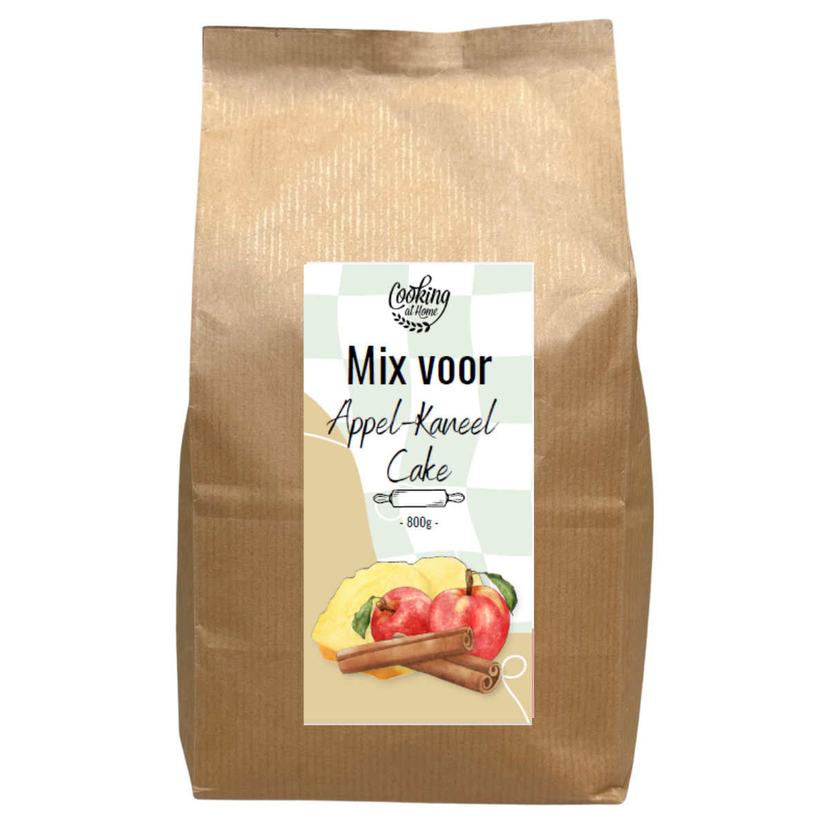 Appel-Kaneel cakemix 800 gram (CaH)