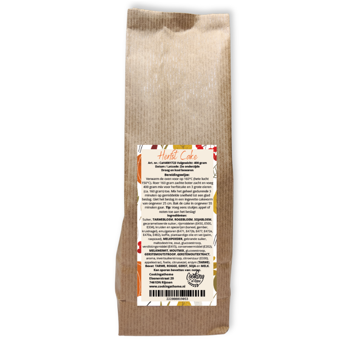 Herfst Cakemix 400 gram (Vernieuwd recept!) - Afbeelding 1