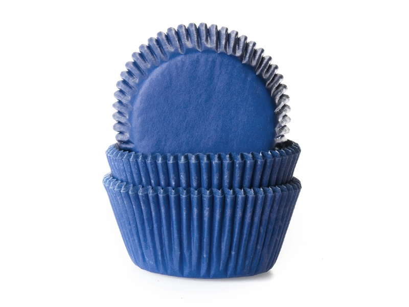 Cupcake Cups Donker Blauw 50st.