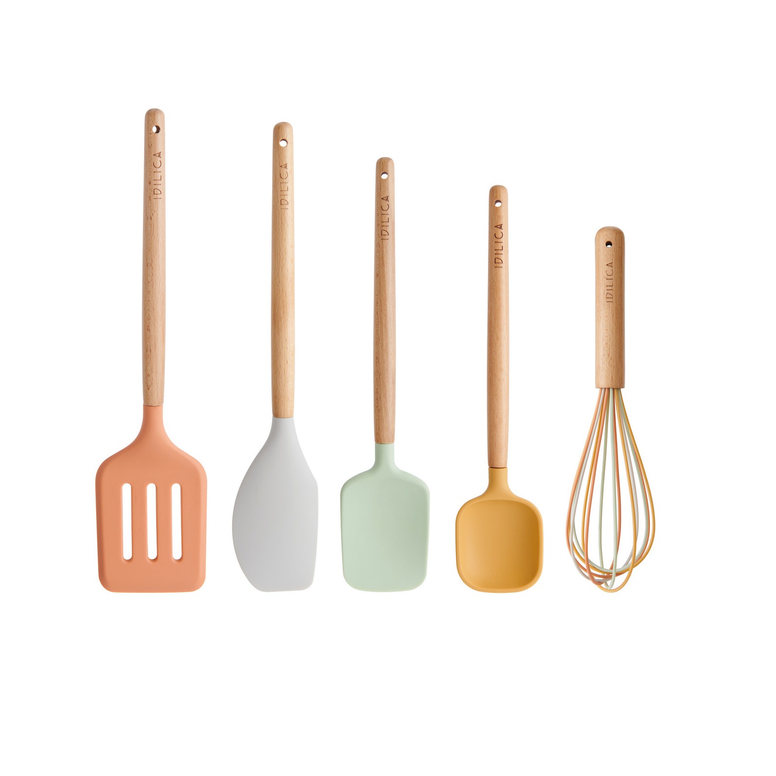 KitchenCraft Idilica Siliconen gereedschapsset set/5**