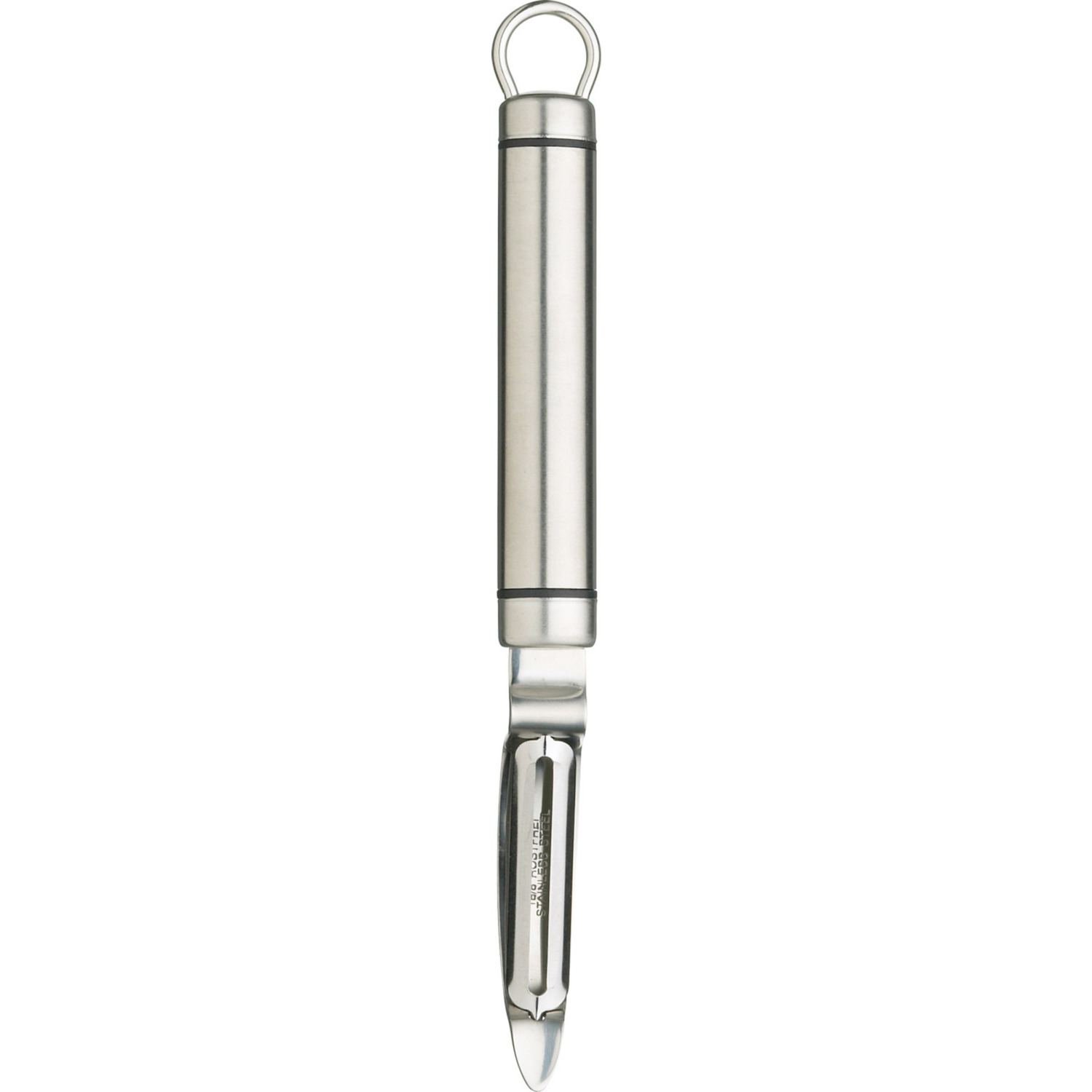 KitchenCraft Professional Dunschiller met Draaiend Mes – RVS
