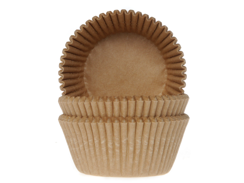 Cupcake cups Kraft (ongebleekt) 48st.