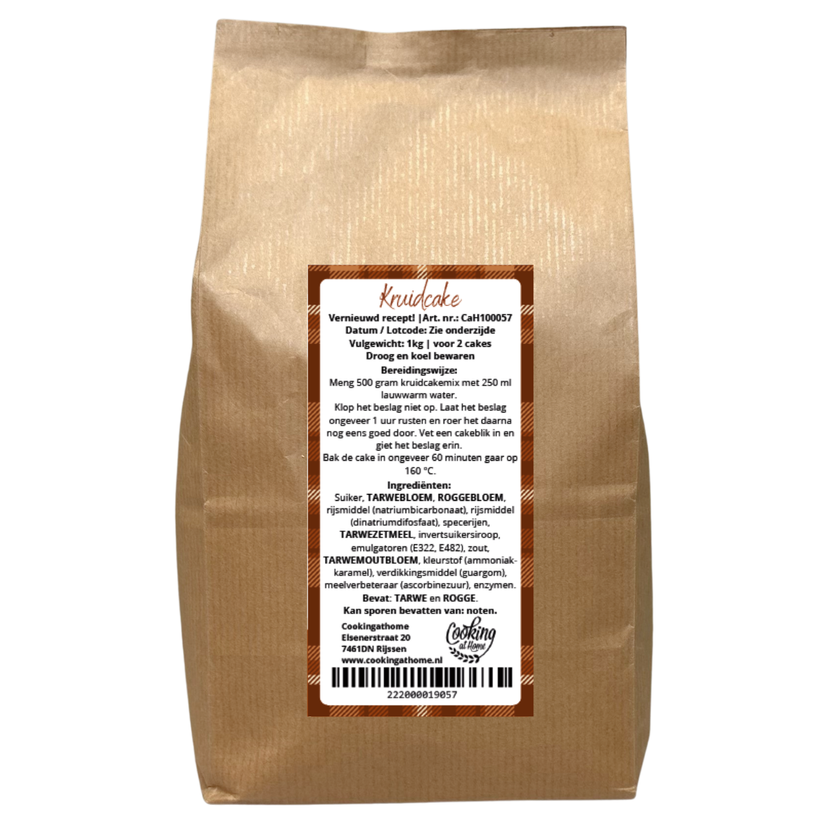 Kruid cakemix 1kg (vernieuwd recept!) - Afbeelding 1