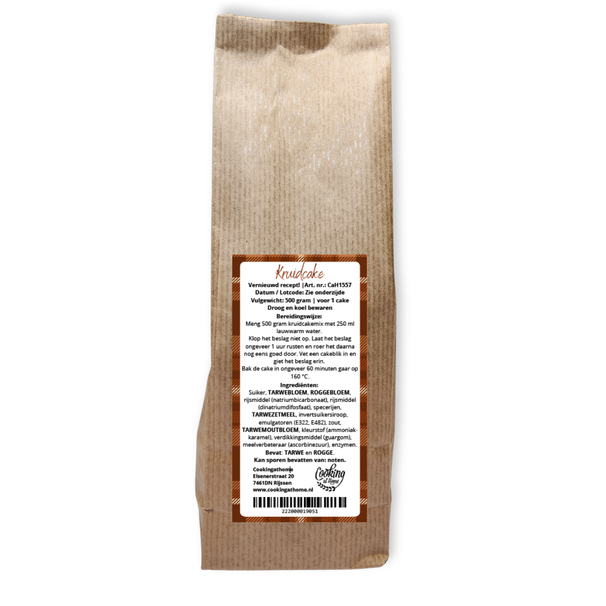 Kruid cakemix 500 gram (vernieuwd recept!) - Afbeelding 1