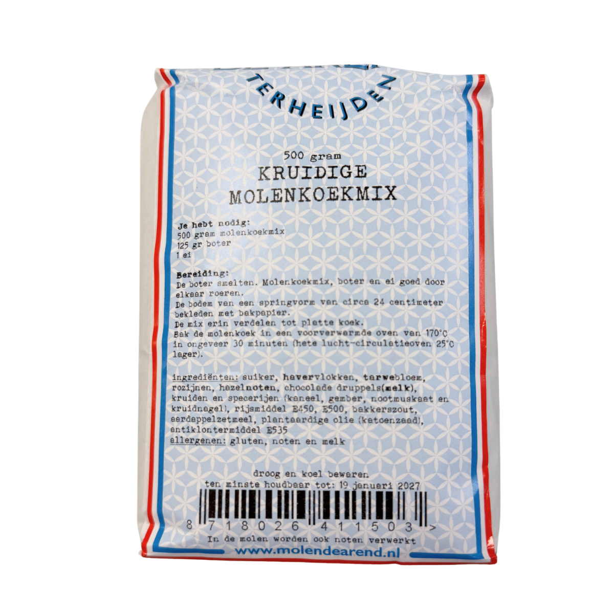 Kruidige Molenkoekmix 500g