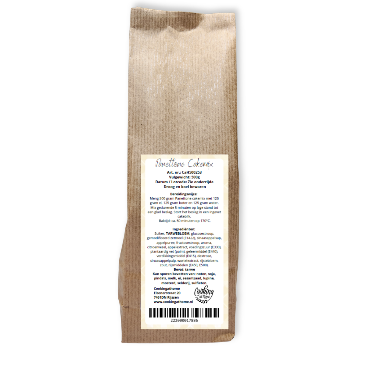 Panettone cakemix 500 gram - Afbeelding 1