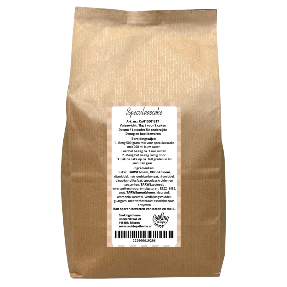 Speculaas Cakemix 1kg - Afbeelding 1