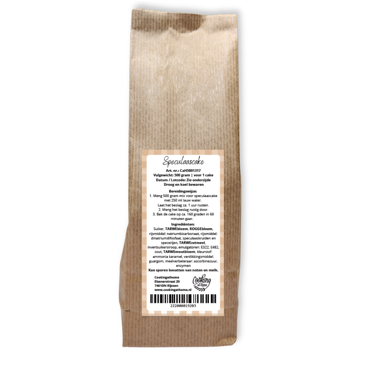 Speculaas Cakemix 500g - Afbeelding 1