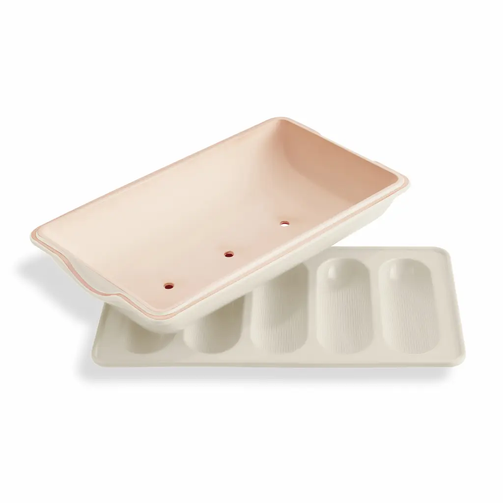Emile Henry Baguettesvorm mini - 390x230mm - Lin - Afbeelding 3