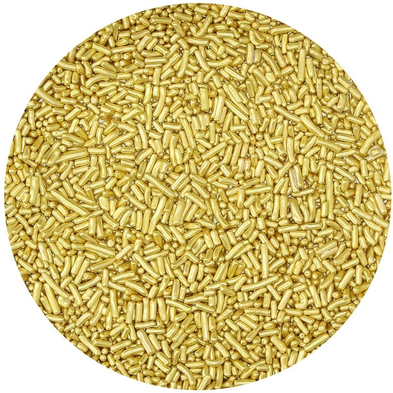 Sugar Strands Metallic Goud 45g
