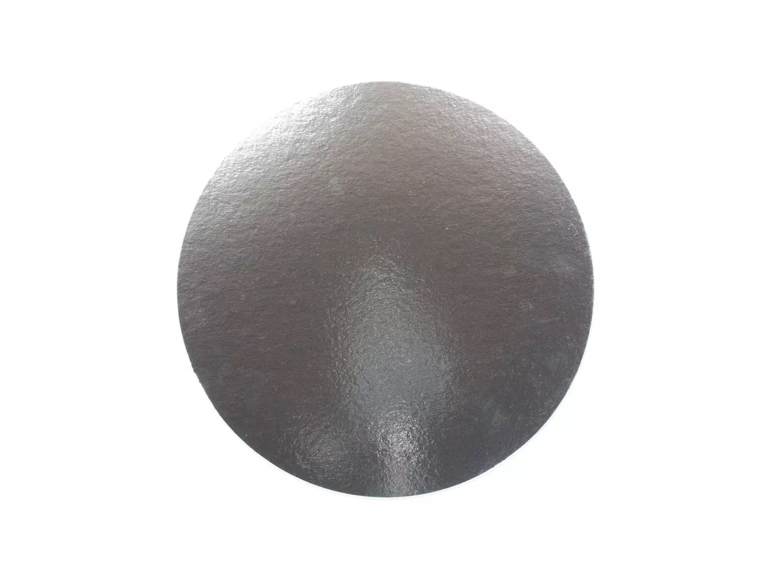 Taartkarton Rond Zilver/Wit Glanzend - 28 cm 
