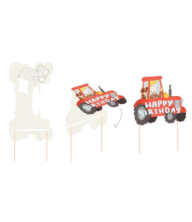 Taarttopper Trekker / Tractor 20cm 1st - Afbeelding 3