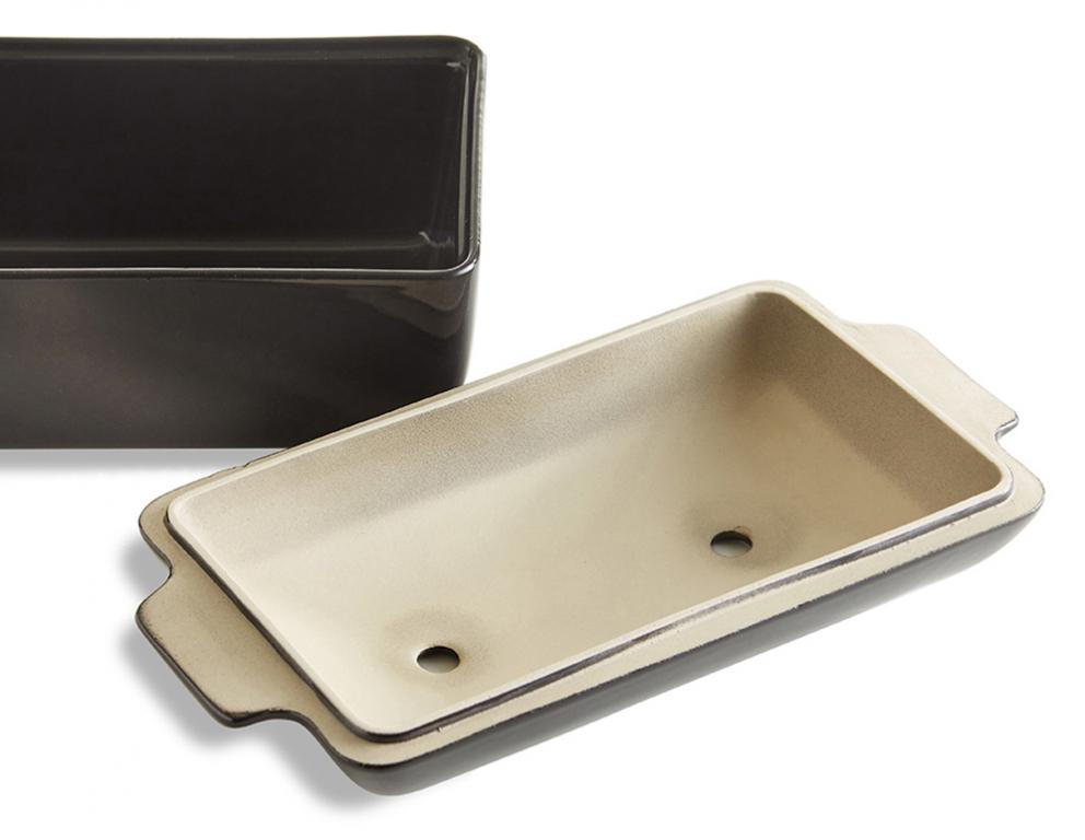 Emile Henry Broodbakvorm - 240x150mm - Fusain - Afbeelding 2