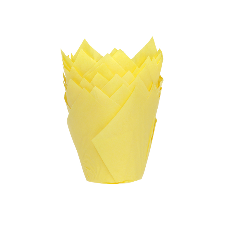 Muffin Cups HoM Tulp Geel 36st.