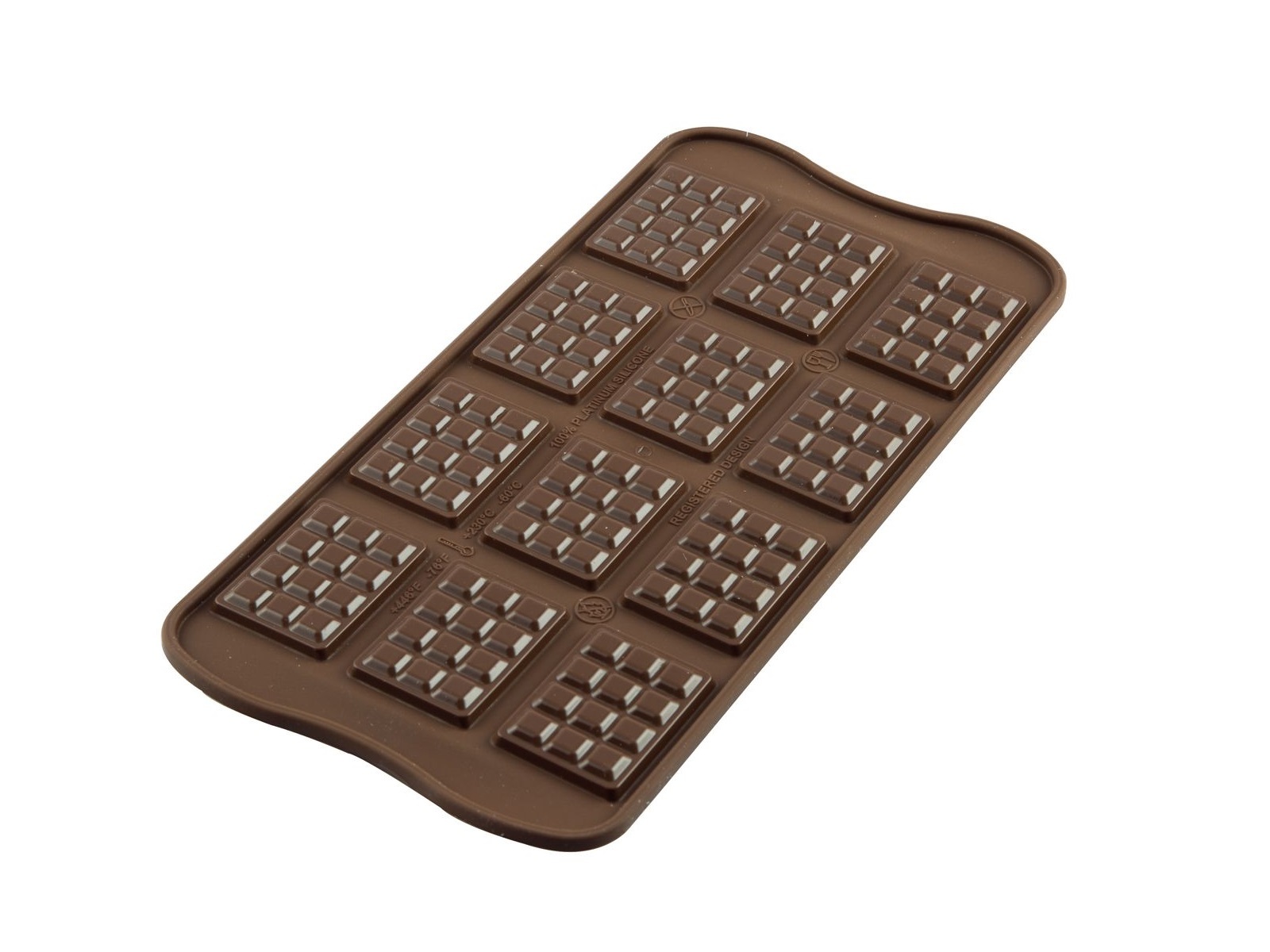 Silikomart Chocolademal Tabletjes 12x