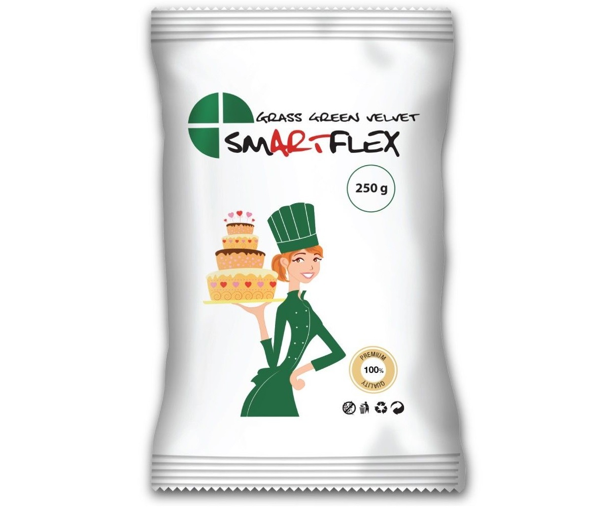 Rolfondant Gras Groen 250 gram SmartFlex