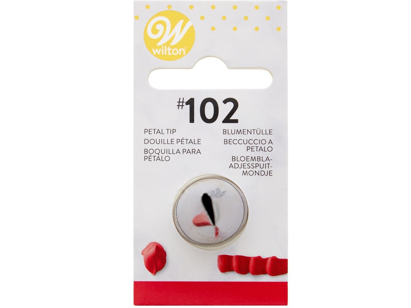 Wilton Decorating Tip #102 Petal Carded