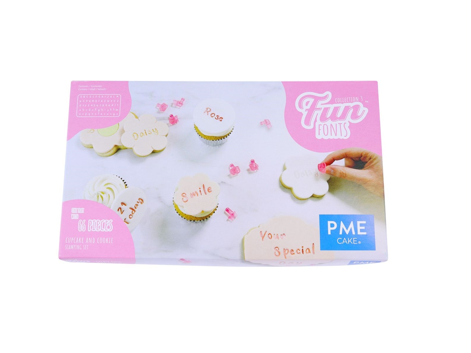 PME Fun Fonts - Koekjes & Cupcakes - Collectie 3**