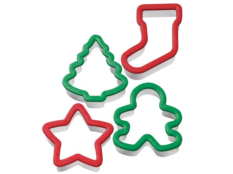 02-0-0420 Wilton Grip Uitsteker Kerstmis set/4