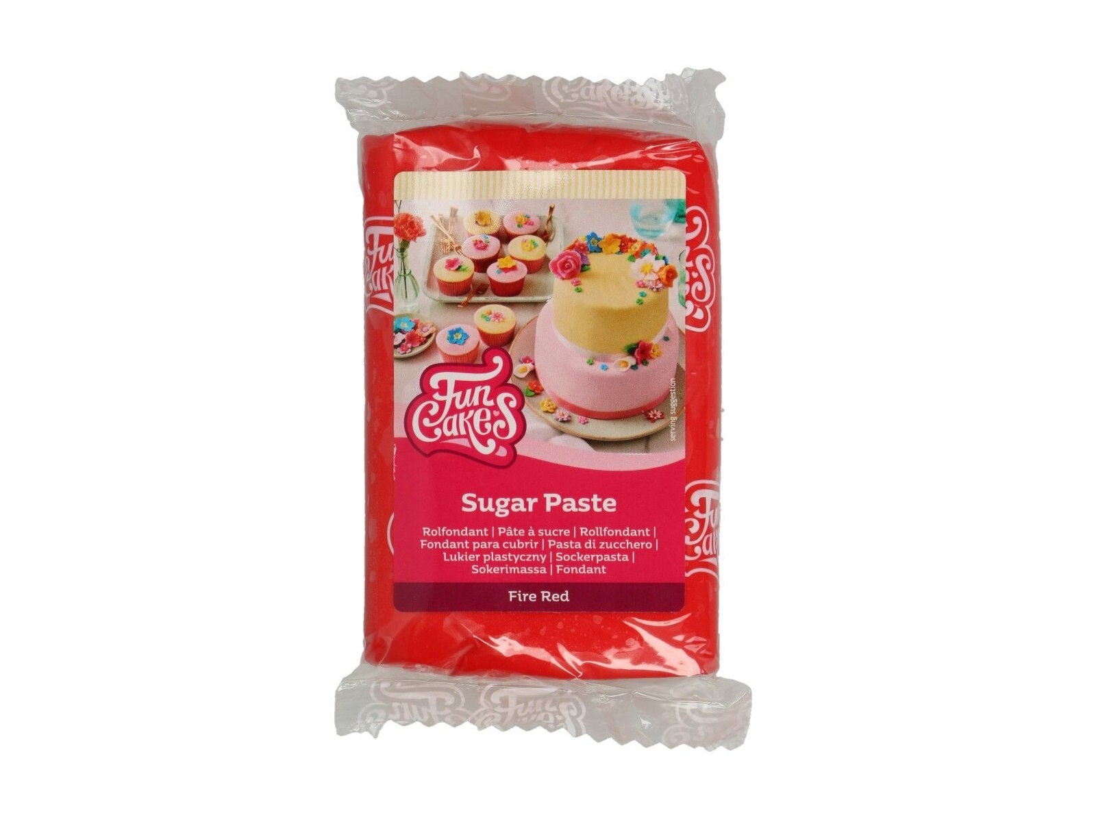 Rolfondant Fire Red 250 gram