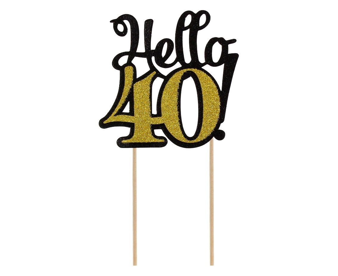 Taarttopper Hello 40