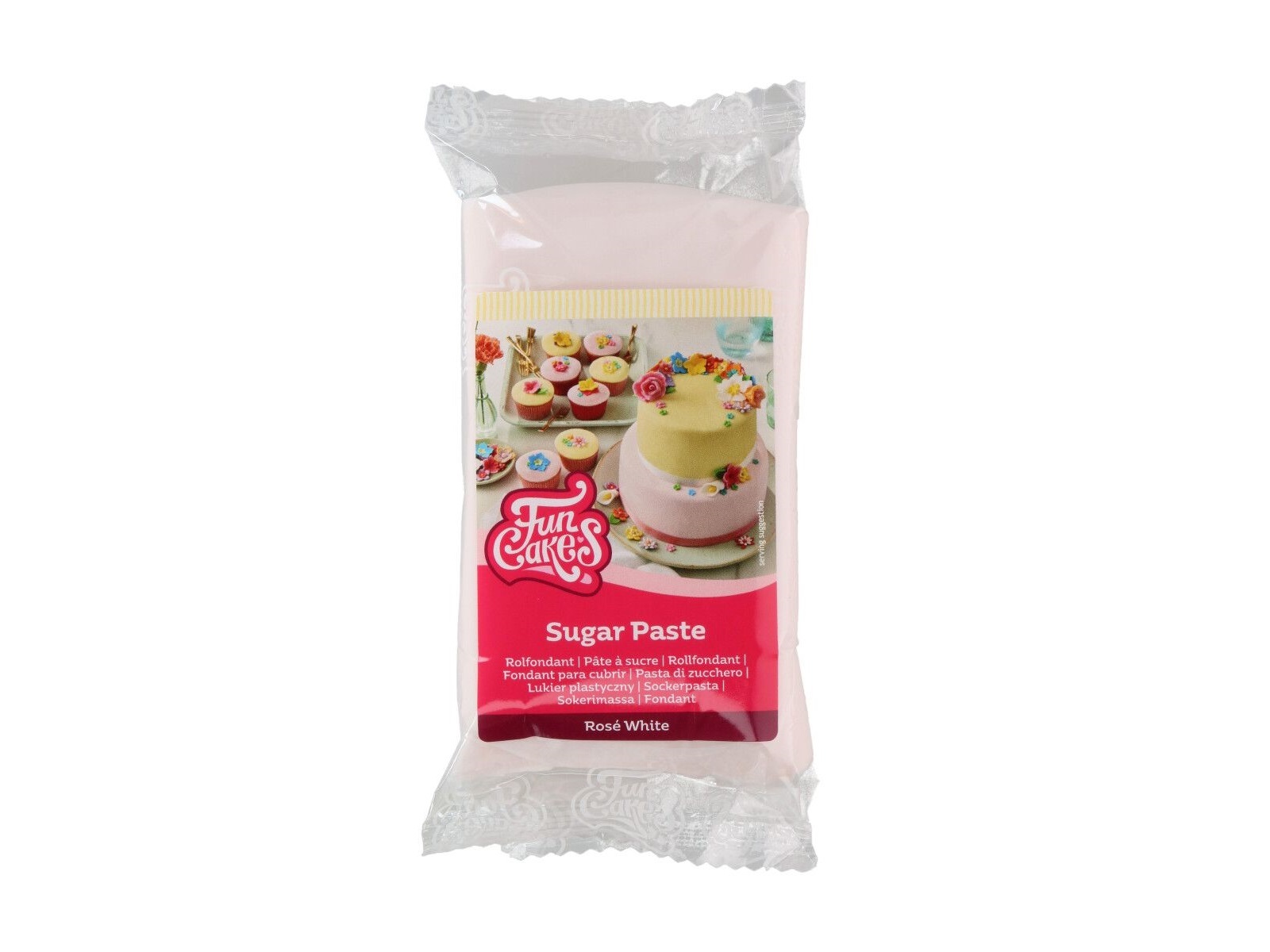 Rolfondant Rose White 250 gram