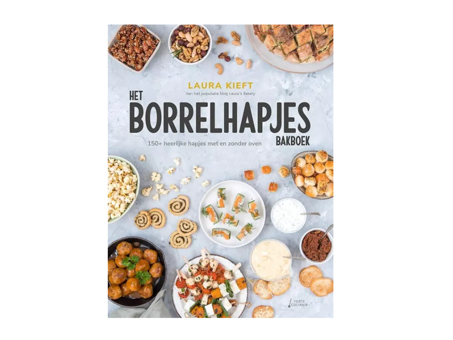 Boek Het borrelhapjes bakboek - Laura, Kieft