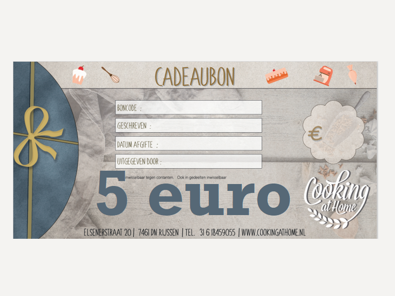 Cadeaubon €5,-