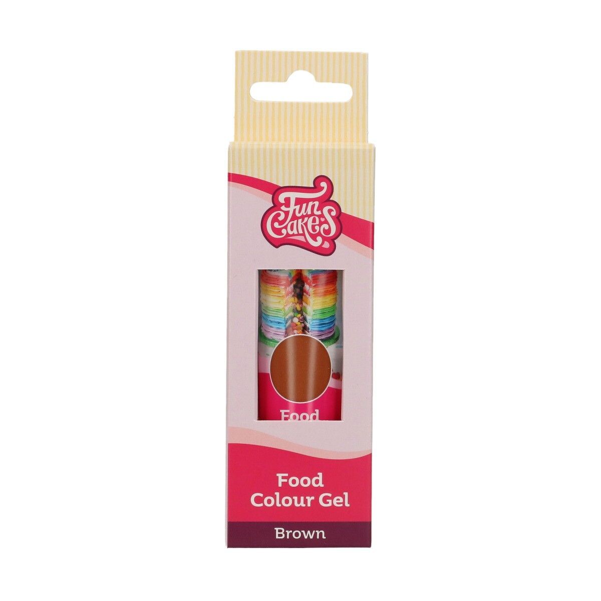 FunCakes Kleurstof Gel Tube - Brown - 30g