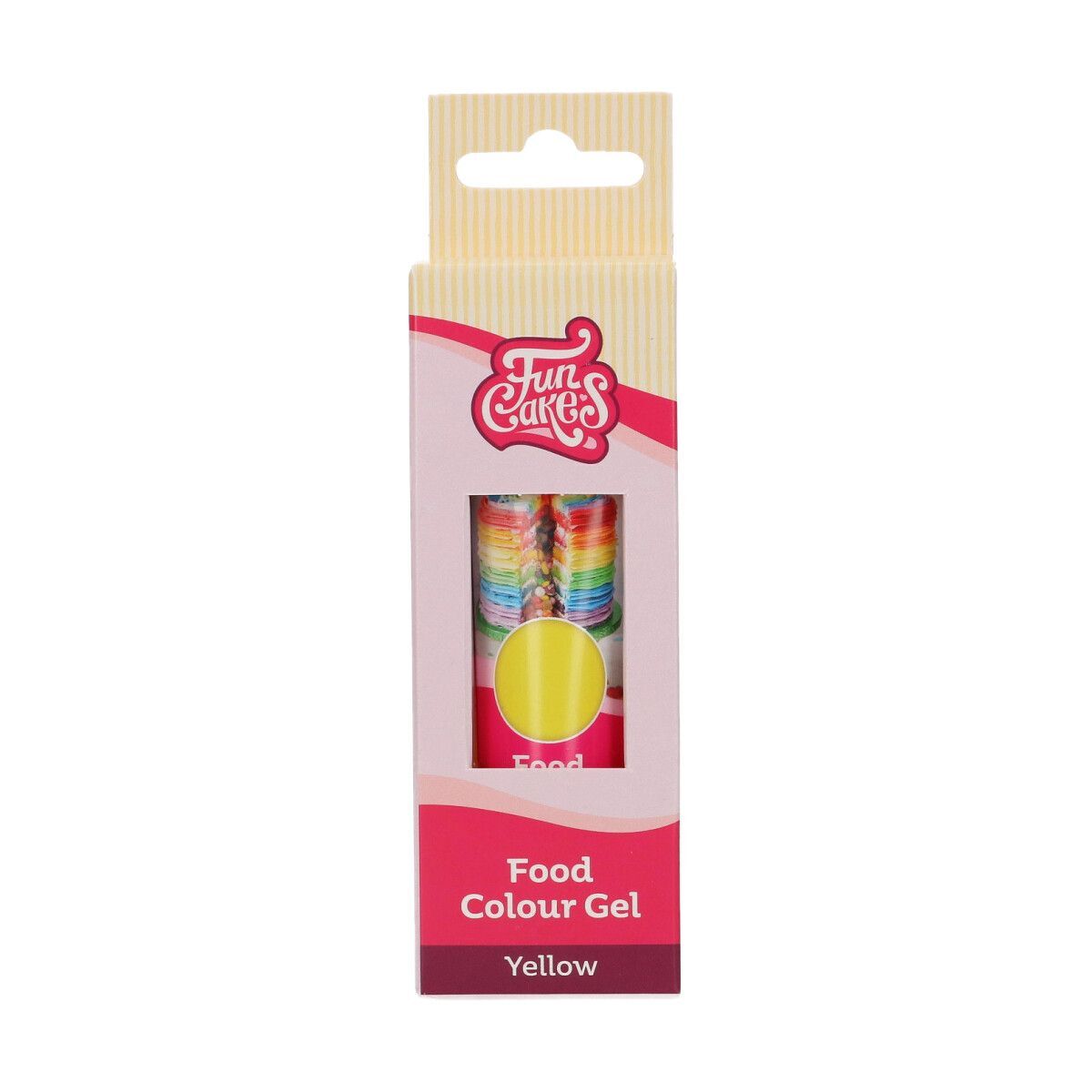 FunCakes Kleurstof Gel Tube - Geel - 30g