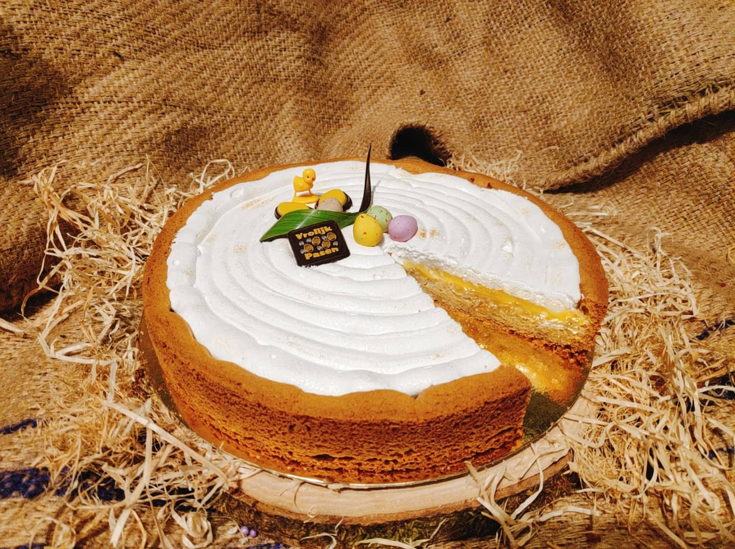 Bakpakket Appel Lemoncurd Meringue taart