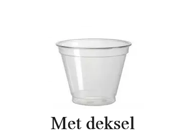 Lepelbakje Sundae met Deksel 280ml
