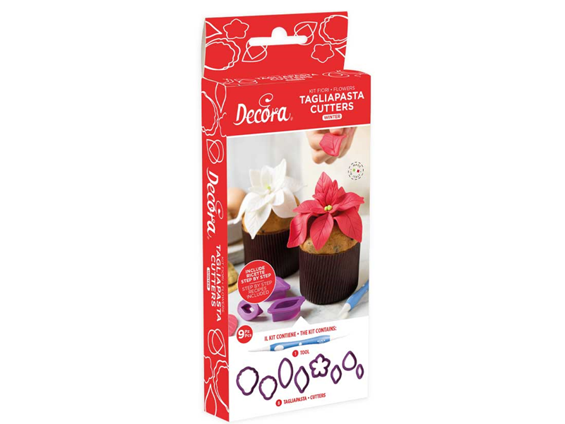 803018 Koekjes uitstekerset Winter - 9 delig**