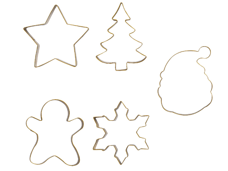 Koekjes uitstekerset Kerst - 5 delig